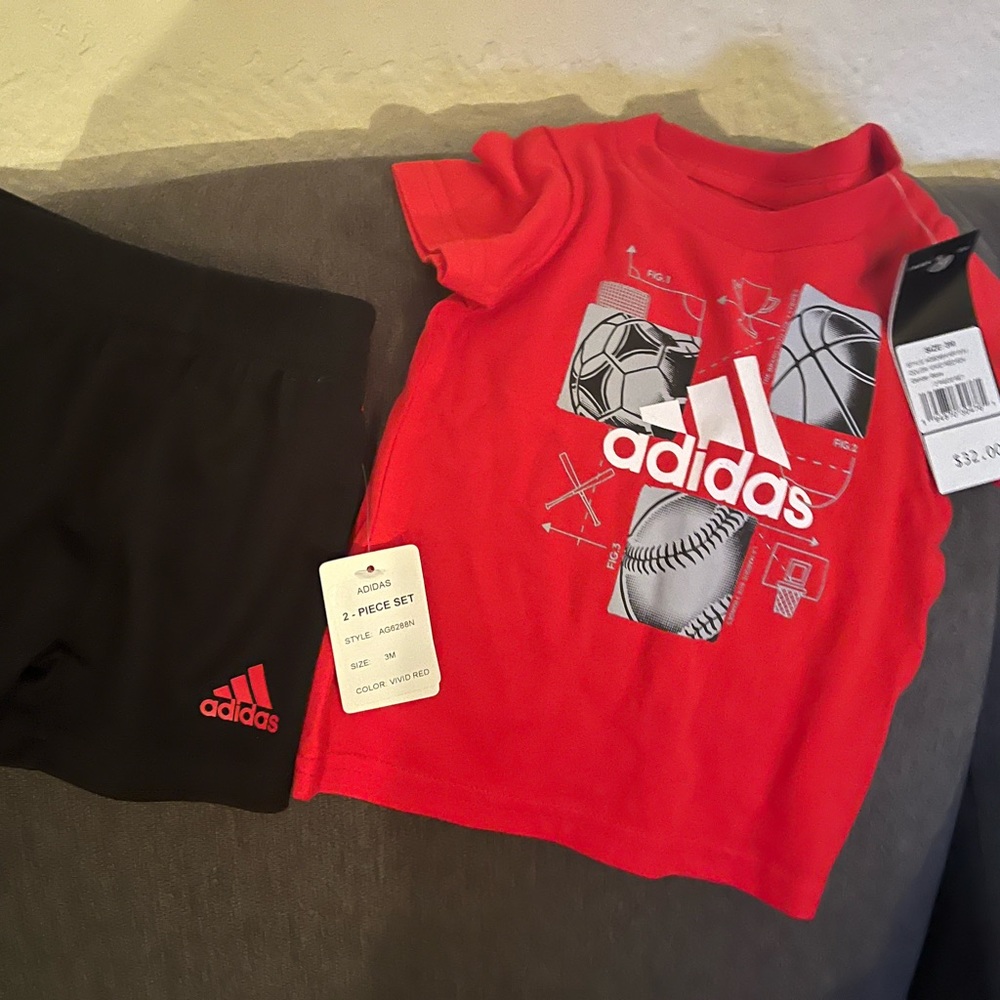 Adidas 3month outfit NWT
